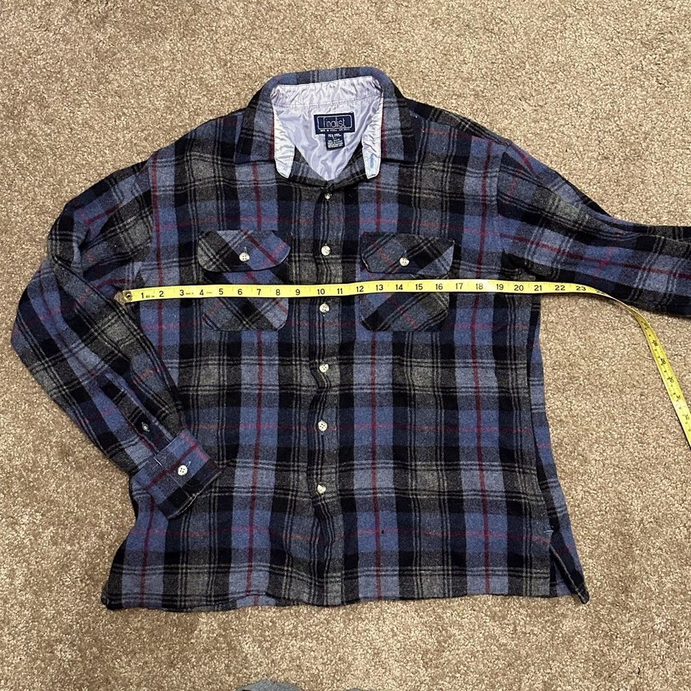 Vintage Finalist Wool Nylon Winter-Weight Flannel Shirt